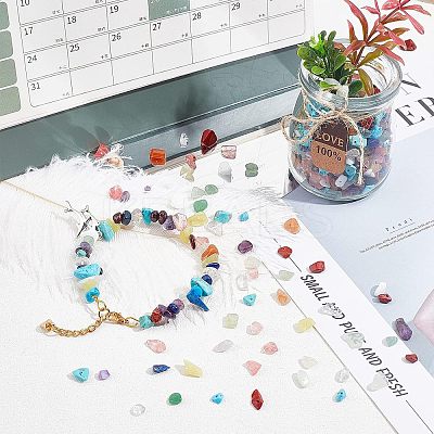 DIY Stretch Bracelets and Wire Wrapped Pendants Making Kits DIY-NB0001-99-1