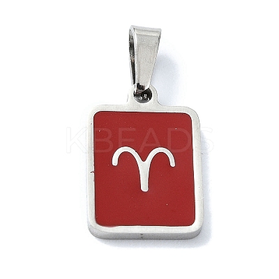 304 Stainless Steel Pendants STAS-C097-56P-10-1