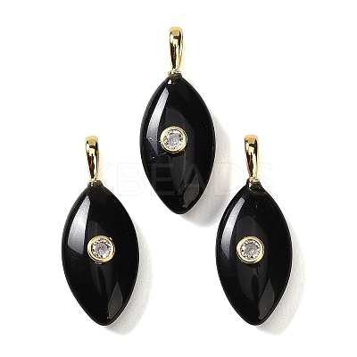 Natural Obsidian Pendants GG-CBA1AE1-02G-01-1