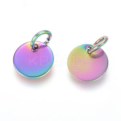 Ion Plating(IP) 304 Stainless Steel Charms STAS-I124-01C-M-1