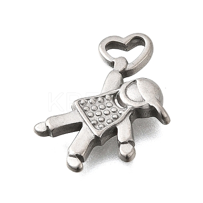 304 Stainless Steel Pendants STAS-Q362-01D-P-1