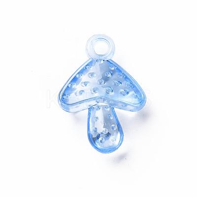 Autumn Theme Transparent Acrylic Pendants X-MACR-N013-027-1