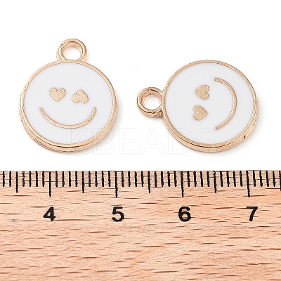 Alloy Enamel Pendants PALLOY-S192-04G-02-1