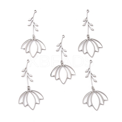Non-Tarnish 201 Stainless Steel Big Pendants STAS-S105-LA364-1-1