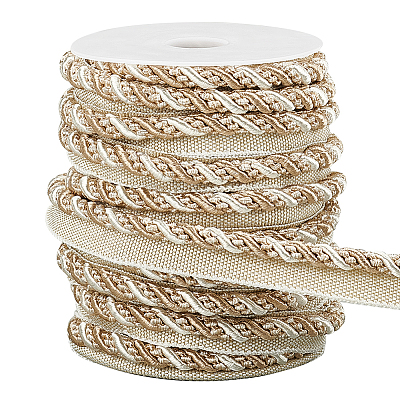 1 Bundle Polyester Twist Lip Cord Trim SRIB-WR0001-10B-1