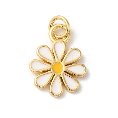 Rack Plating Brass Enamel Pendants X-KK-Z056-47G-03-1
