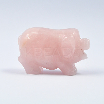 Natural Rose Quartz Sculpture Display Decorations PW23021800079-1