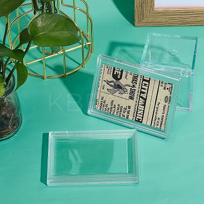 Transparent Acrylic Stamp Storage Boxes CON-WH0092-32-1