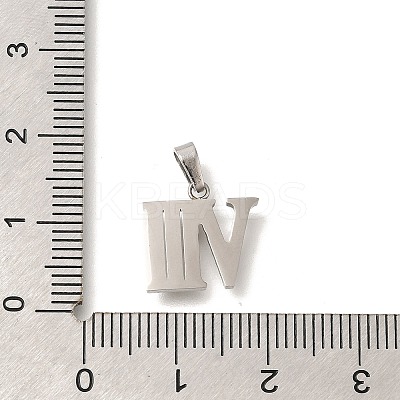 304 Stainless Steel Micro Pave Cubic Zirconia Pendants STAS-H228-02P-08-1