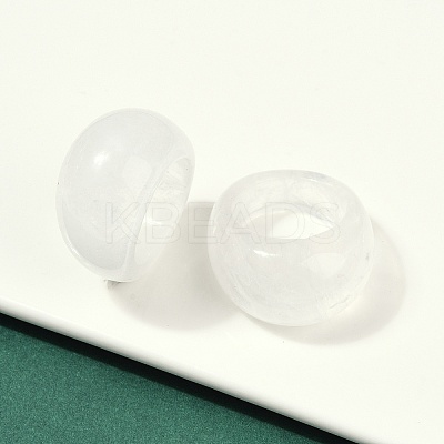 Natural Quartz Crystal Finger Rings for Unisex RJEW-C128-01D-1