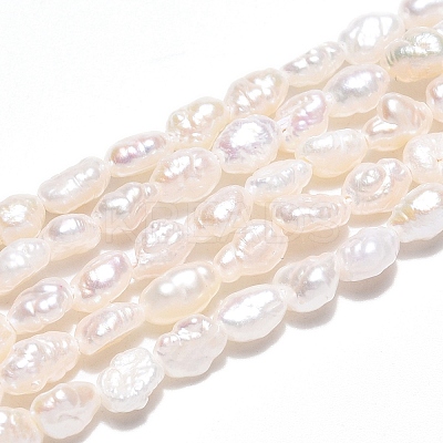 Natural Cultured Freshwater Pearl Beads Strands PEAR-N014-03H-1