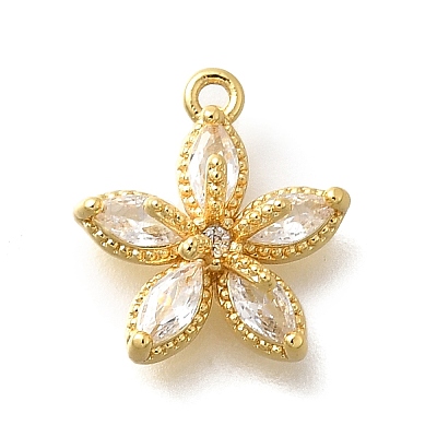 Brass Micro Pave Cubic Zirconia Pendants LS-KK-Q035-13G-1