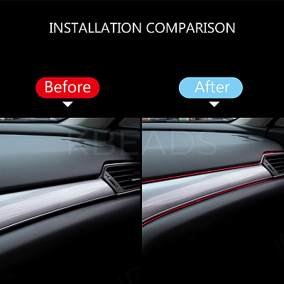 Car Interior Moulding Trim AJEW-GF0001-57C-1