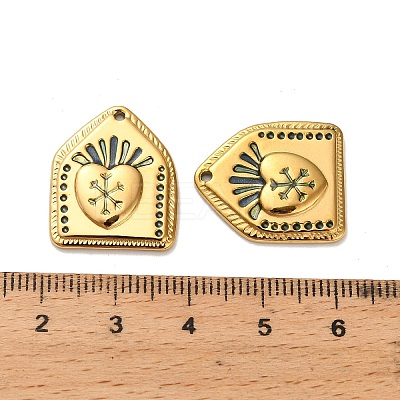 304 Stainless Steel Pendants STAS-C152-21G-02-1