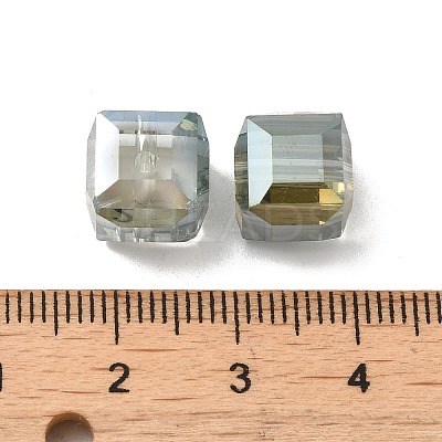Electorplated Glass Beads EGLA-E006-2M-1
