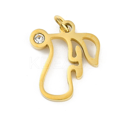 304 Stainless Steel Pendants LS-STAS-R137-01G-F-1