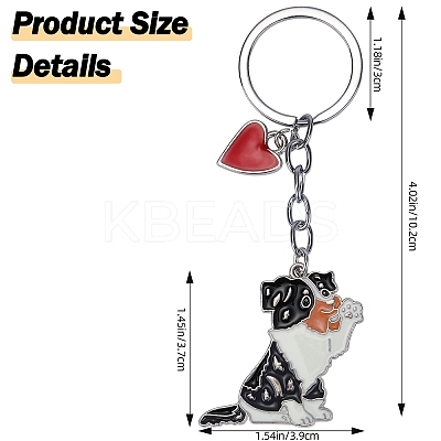 Animal Theme Alloy Keychain KEYC-SZC0007-01L-1