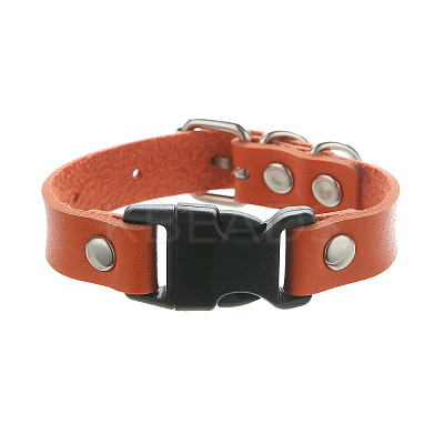 Imitation Leather & Alloy & Plastic Bracelets for Men Women FS-WG10CE2-03-1