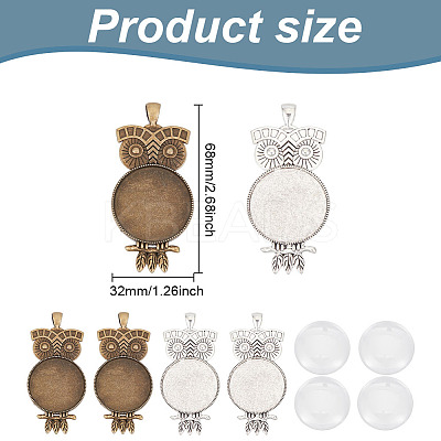 DIY DIY Blank Pendant Making Kit DIY-GO0001-42-1