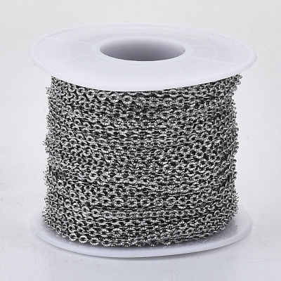 Tarnish Resistant 304 Stainless Steel Chains CHS-S001-12A-P-1