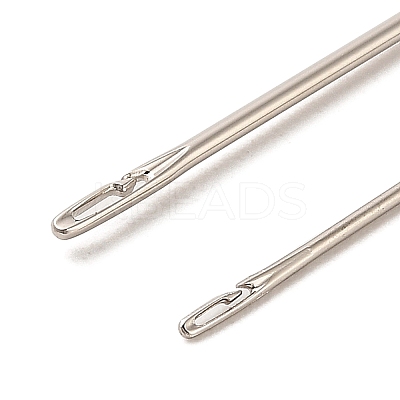 30Pcs Galvanized Iron Self Threading Hand Sewing Needles TOOL-NH0001-02A-1