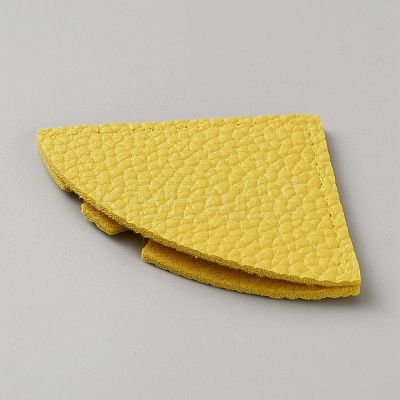 PU Leather Fan Bookmarks AJEW-WH20128-004D-1