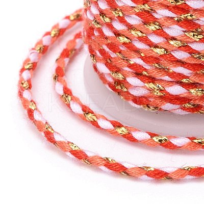 4-Ply Polycotton Cord with Metallic Thread OCOR-Z003-D34-1