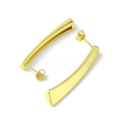 Brass Stud Earring EJEW-C072-04G-1
