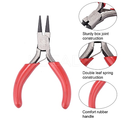 3 inch Carbon Steel Mini Pliers Round Nose Pliers P017Y-3-1