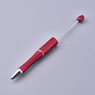 Plastic Beadable Pens AJEW-L082-A04-1
