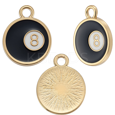 40Pcs Alloy Enamel Pendants FIND-SC0016-76G-1
