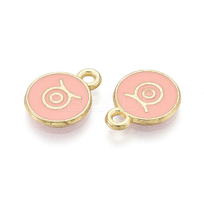 Alloy and Enamel Charms ENAM-T021-28B-1