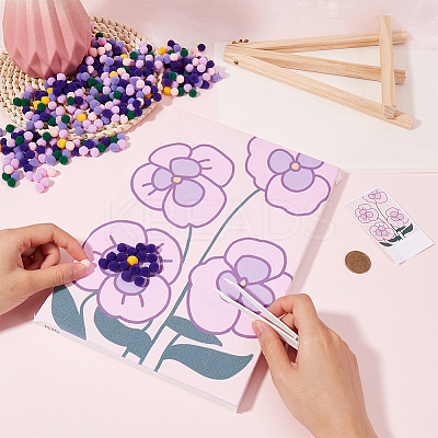 DIY Soft Balls Painting Kit for Children DIY-GF0010-13B-1