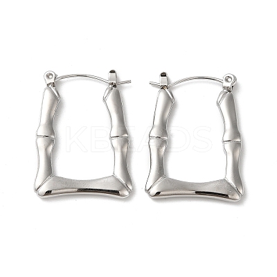 Non-Tarnish 304 Stainless Hoop Earrings for Women EJEW-Z026-36P-1