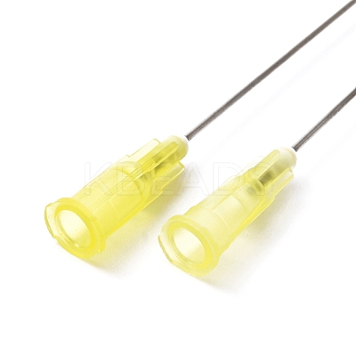 304 Stainless Steel Blunt Tip Dispensing Needle with PP Luer Lock LS-FIND-WH0038-26P-1