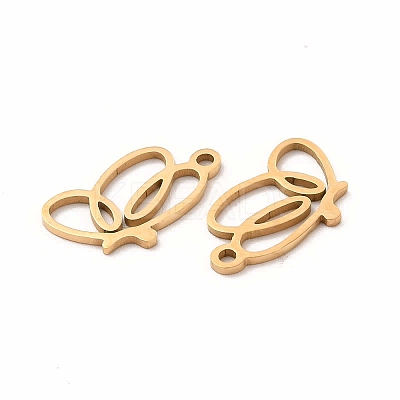 201 Stainless Steel Pendants STAS-E188-09G-1