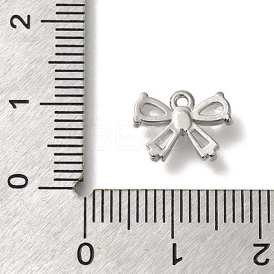 Rack Plating Brass Micro Pave Cubic Zirconia Charms KK-M014-02D-P-1