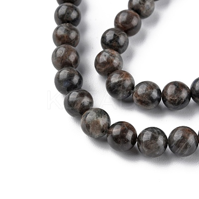 Natural Labradorite Beads Strands G-G0003-C03-6mm-1