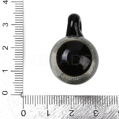 Handmade Lampwork Pendants LAMP-Q005-05C-04-1