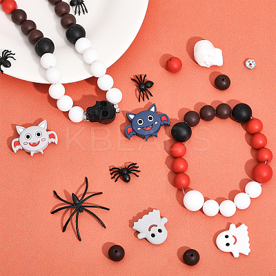 DIY Beads Jewelry Making Finding Kit for Halloween DIY-CA0005-53-1