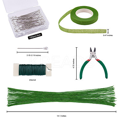 DIY Decorative Artificial Flower Making Kit DIY-SZ0008-63-1