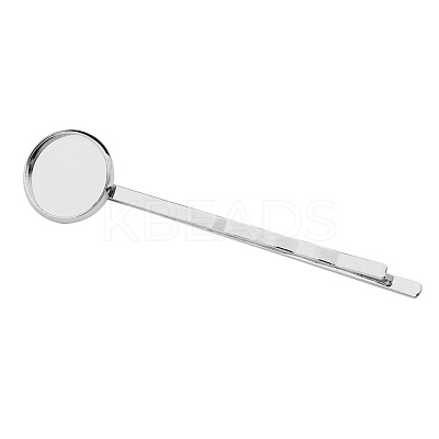 Brass Hair Bobby Pin Findings OHAR-PW0001-003S-1