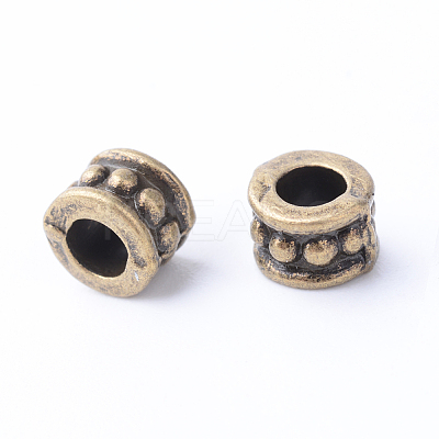 Tibetan Style Alloy Spacer Beads LS-X-TIBE-Q063-86AB-NR-1