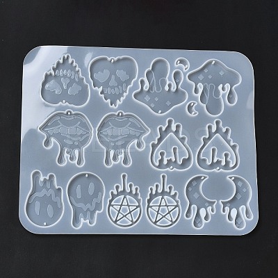 DIY Halloween Theme Pendant Silicone Molds LS-DIY-I102-05-1