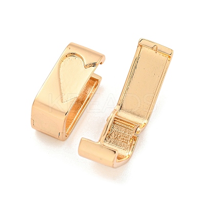 Brass Hoop Earrings for Women EJEW-A107-07KCG-1