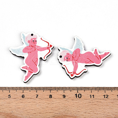 Printed Wood Pendants WOOD-T032-04V-1