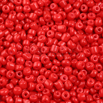 Baking Paint Glass Seed Beads SEED-S003-K20-1