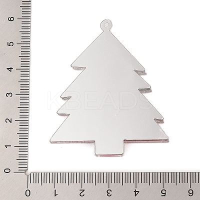 Christmas Theme Opaque Printed Acrylic Big Pendants LS-SACR-S034-14A-1