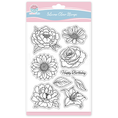 Custom PVC Plastic Clear Stamps DIY-WH0448-0795-1