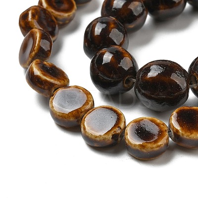 Handmade Porcelain Beads Strands PORC-B002-19D-1